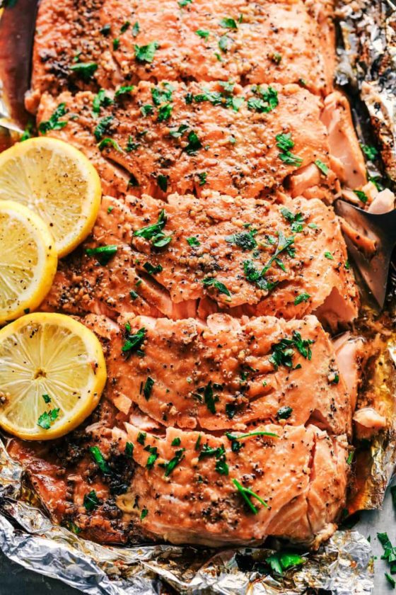 15-Minute Wild Salmon Dinner - Eva Shockey