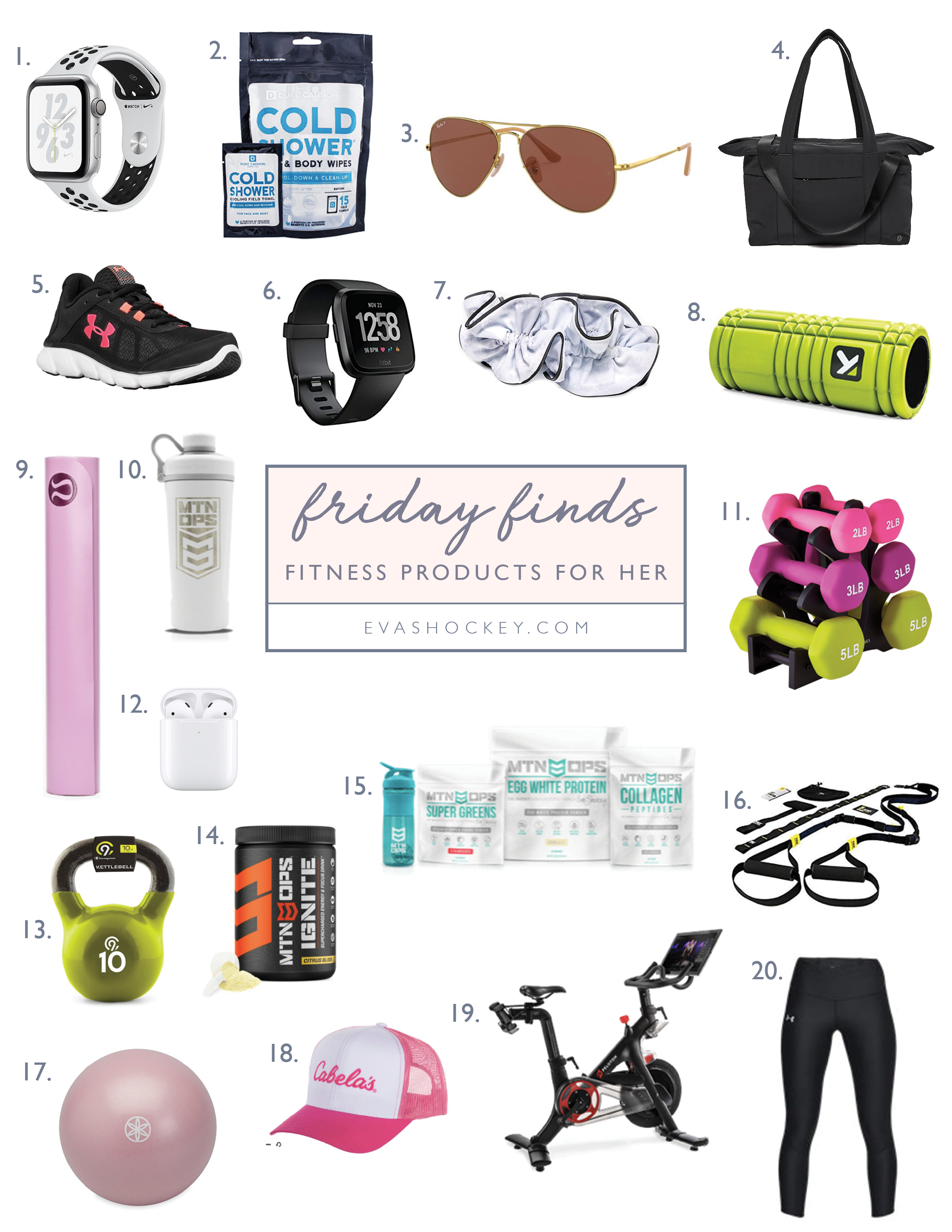 Friday Finds: Fitness Products for Her - Eva Shockey